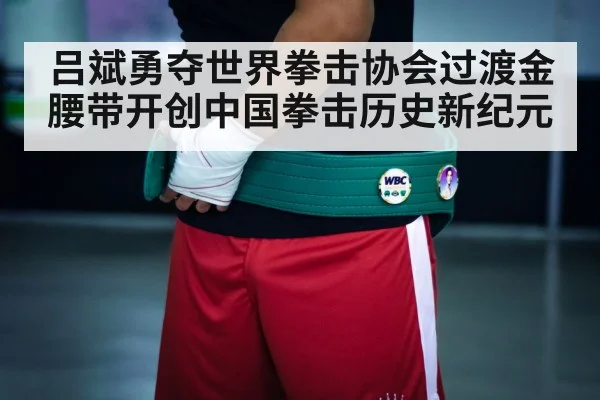 吕斌勇夺世界拳击协会过渡金腰带开创中国拳击历史新纪元